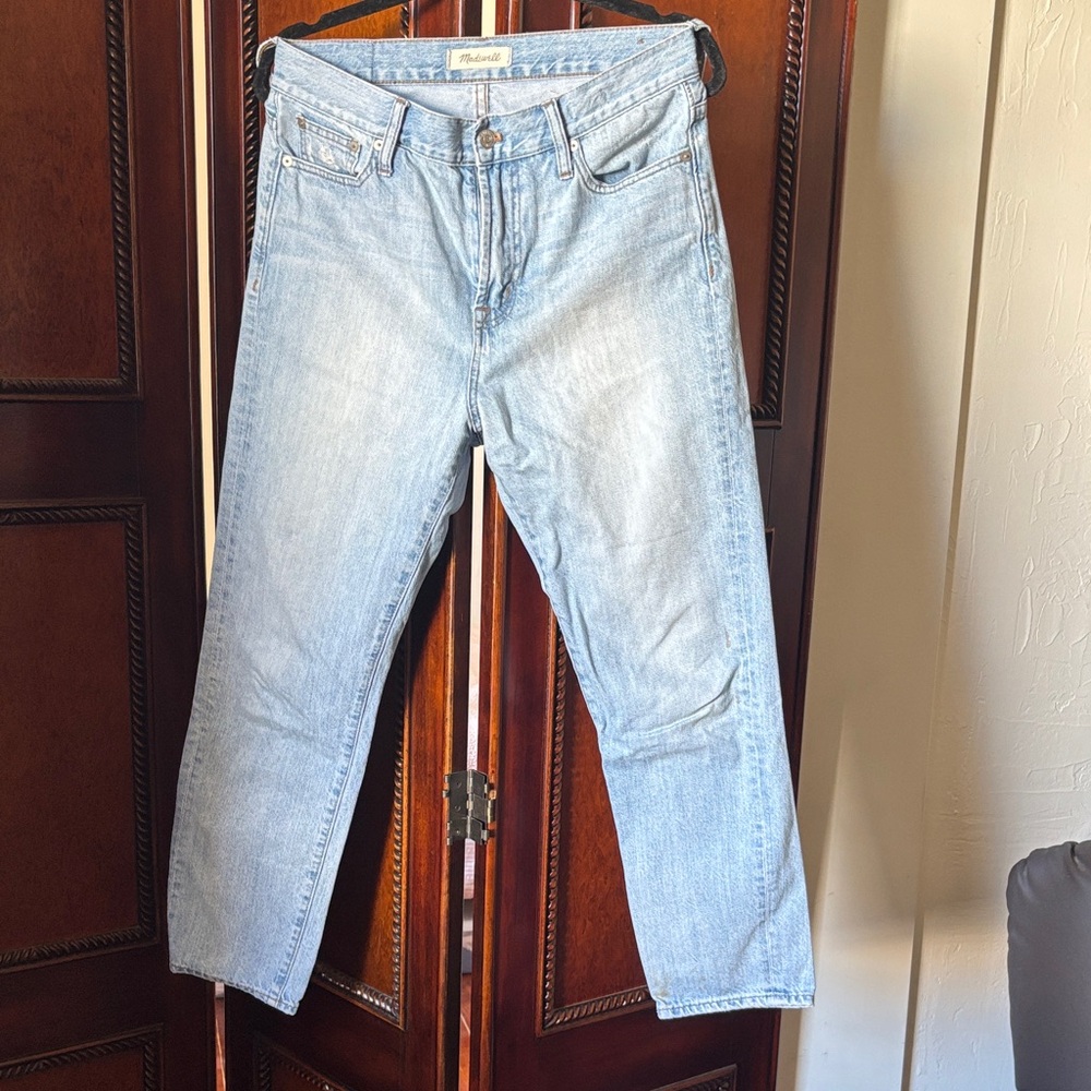 Madewell Light Blue Straight Leg Jeans